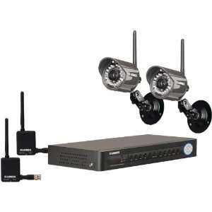  4 Channel Security DVR with 2 Wireless Cameras and 500GB 