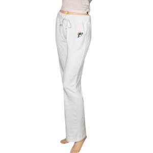   Ladies White Team Logo Stretch Fleece Pants (XX Large) Sports